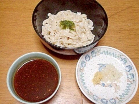 人参つけうどん